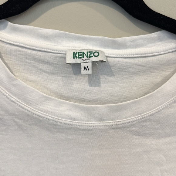 Kenzo White Tee with Vibrant Tiger Design - Picture 3 of 6